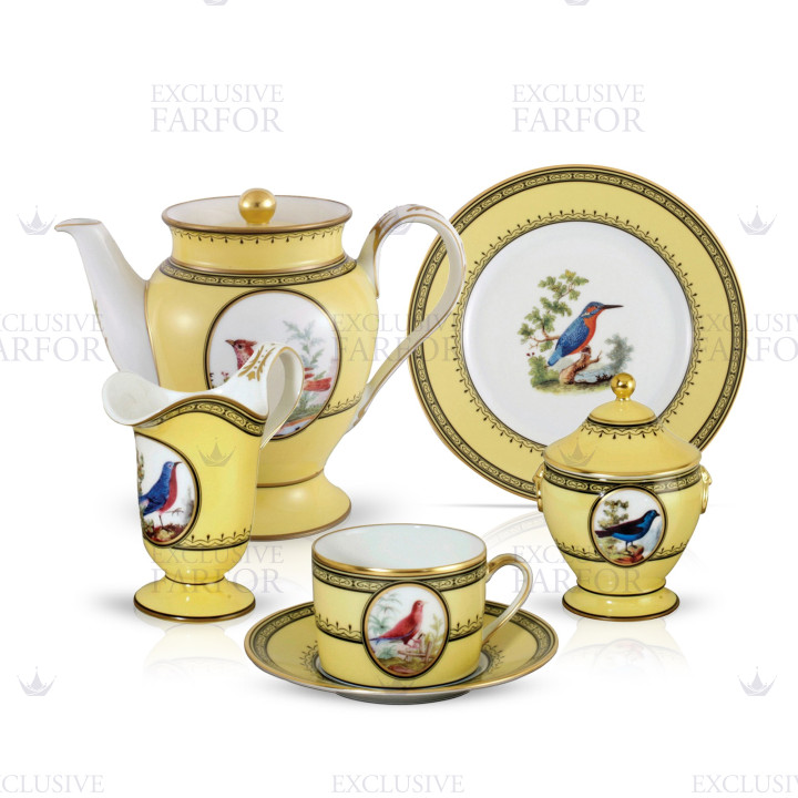 Кофейный сервиз на 6 персон коллекции Jardin Du Roi бренда Bernardaud