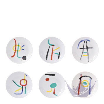 Тарелка десертная 14см, 6шт. коллекции A Toute Epreuve - Joan Miro бренда Bernardaud