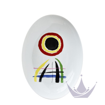 Блюдо овальное 39х28см коллекции A Toute Epreuve - Joan Miro бренда Bernardaud
