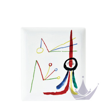 Чаша прямоугольная 26,5х23,5см коллекции A Toute Epreuve - Joan Miro бренда Bernardaud