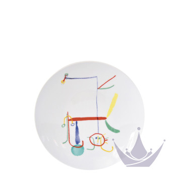 Тарелка закусочная 21см коллекции A Toute Epreuve - Joan Miro бренда Bernardaud