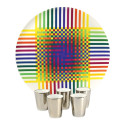 Набор из 6 предметов коллекции Julio le Parc бренда Bernardaud
