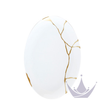 Блюдо овальное 38см коллекции Kintsugi - Sarkis бренда Bernardaud