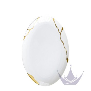 Блюдо овальное 33см коллекции Kintsugi - Sarkis бренда Bernardaud
