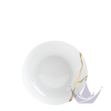 Тарелка суповая 19см коллекции Kintsugi - Sarkis бренда Bernardaud