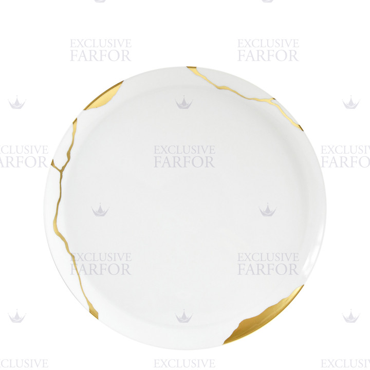 Тарелка тортовая 32см коллекции Kintsugi - Sarkis бренда Bernardaud