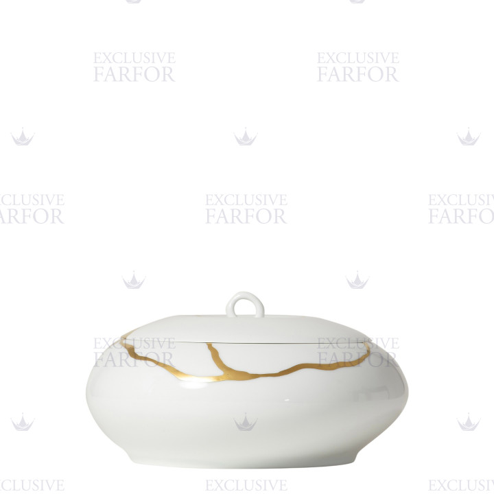 Икорница 23см коллекции Kintsugi - Sarkis бренда Bernardaud