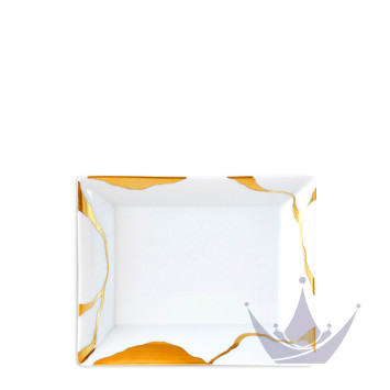 Блюдо прямоугольное 20х16см коллекции Kintsugi - Sarkis бренда Bernardaud