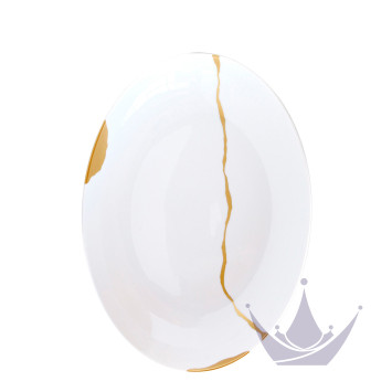 Блюдо овальное 39х28см коллекции Kintsugi - Sarkis бренда Bernardaud