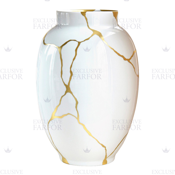 Ваза 57см коллекции Kintsugi - Sarkis (Лимитированная серия на 99 пред.) бренда Bernardaud