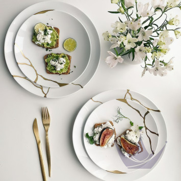Чайный сервиз на 6 персон бренда Bernardaud
