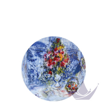 Тарелка закусочная 21см коллекции Les Bouquets de Fleurs - Marc Chagall бренда Bernardaud