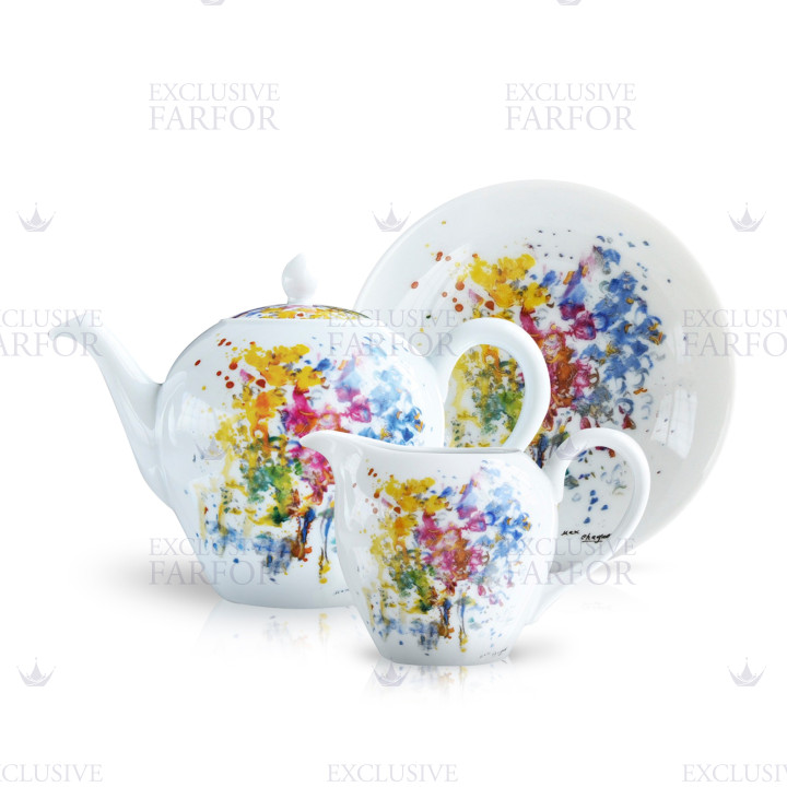 Коллекция Les Bouquets de Fleurs - Marc Chagall бренда Bernardaud