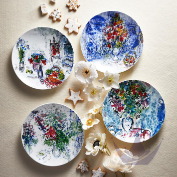 Коллекция Les Bouquets de Fleurs - Marc Chagall бренда Bernardaud