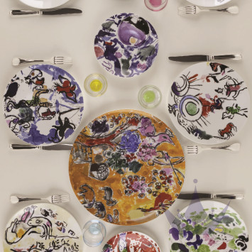 Коллекция Les Vitraux d'Hadassah - Marc Chagall бренда Bernardaud