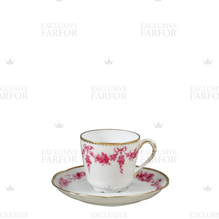 Чашка эспрессо с блюдцем 100мл коллекции Louis XV бренда Bernardaud