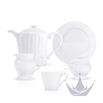 Кофейный сервиз на 6 персон коллекции Louvre бренда Bernardaud
