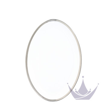 Блюдо овальное 33см коллекции Maille Platine бренда Bernardaud