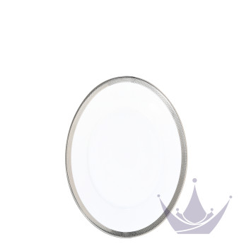 Блюдо для гарнира 23x12см коллекции Maille Platine бренда Bernardaud