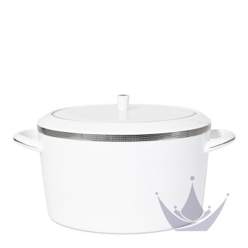 Супница 2л коллекции Maille Platine бренда Bernardaud