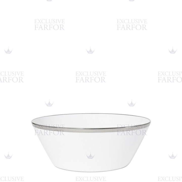 Салатник 24см коллекции Maille Platine бренда Bernardaud