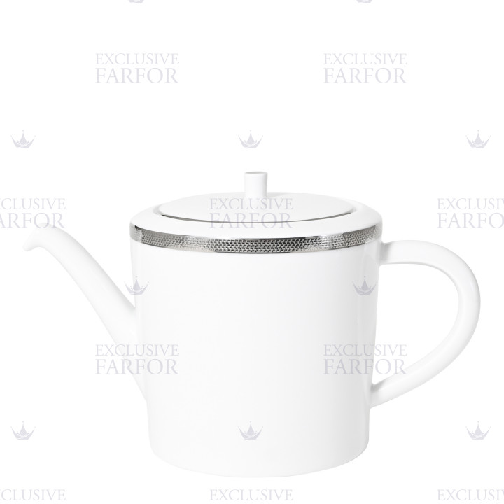 Кофейник 1л коллекции Maille Platine бренда Bernardaud