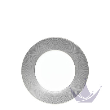 Тарелка закусочная 21см коллекции Maille Platine бренда Bernardaud