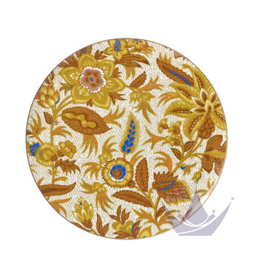 Блюдо круглое 38см коллекции Mahé Safran бренда Bernardaud