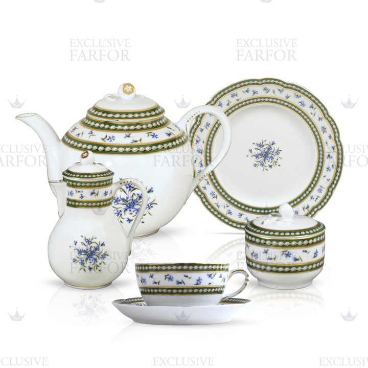 Кофейный сервиз на 6 персон коллекции Marie-Antoinette бренда Bernardaud