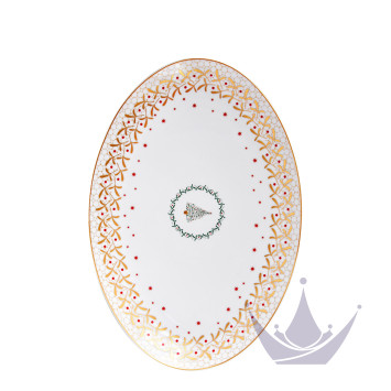 Блюдо овальное 38см коллекции Noël бренда Bernardaud