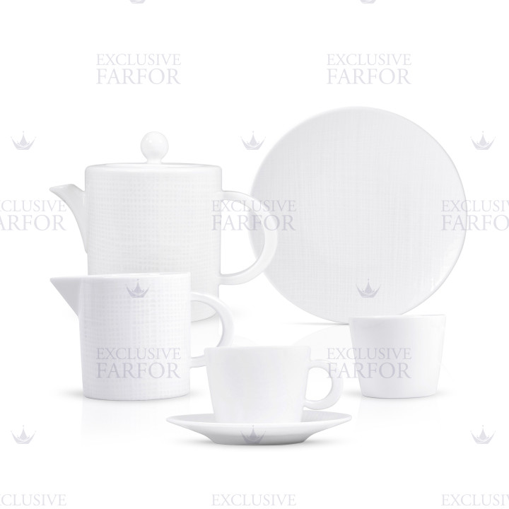 Кофейный сервиз на 6 персон коллекции Organza бренда Bernardaud