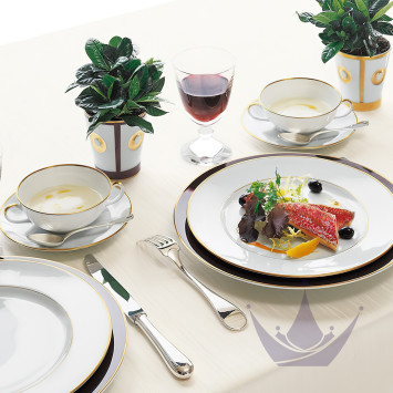 Чайный сервиз на 6 персон коллекции Palmyre бренда Bernardaud