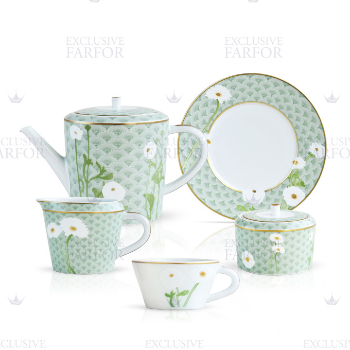 Кофейный сервиз на 6 персон коллекции Praiana бренда Bernardaud
