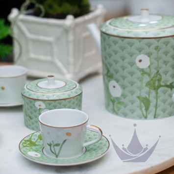 Кофейный сервиз на 6 персон коллекции Praiana бренда Bernardaud