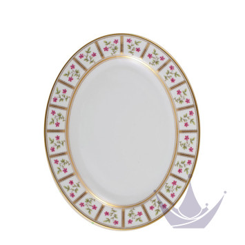 Блюдо овальное 38см коллекции Roseraie бренда Bernardaud