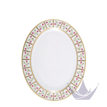 Блюдо овальное 33см коллекции Roseraie бренда Bernardaud