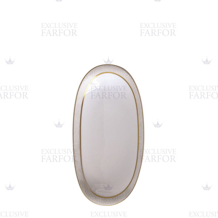 Блюдо для гарнира 23x12см коллекции Sauvage Or бренда Bernardaud