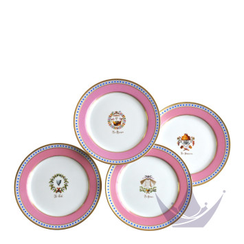 Тарелка закусочная 21см, 4шт. коллекции Service Des Petits Repas бренда Bernardaud