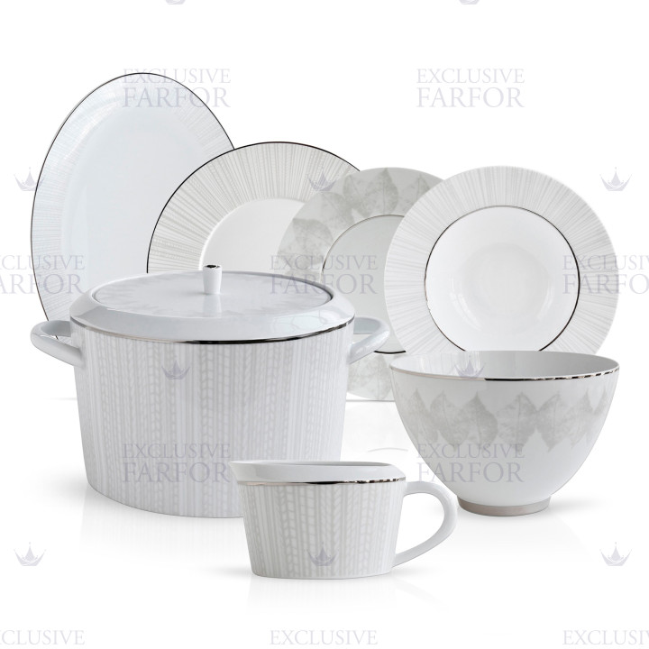 Столовый сервиз на 6 персон коллекции Silva бренда Bernardaud