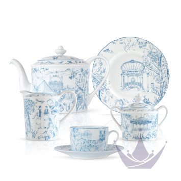 Чайный сервиз на 6 персон бренда Bernardaud