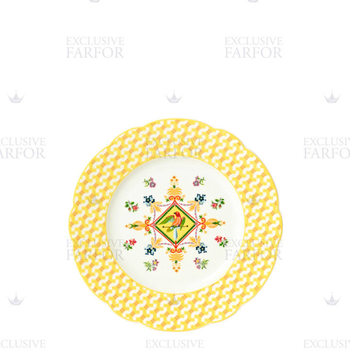 Тарелка закусочная 21см коллекции Trianon бренда Bernardaud