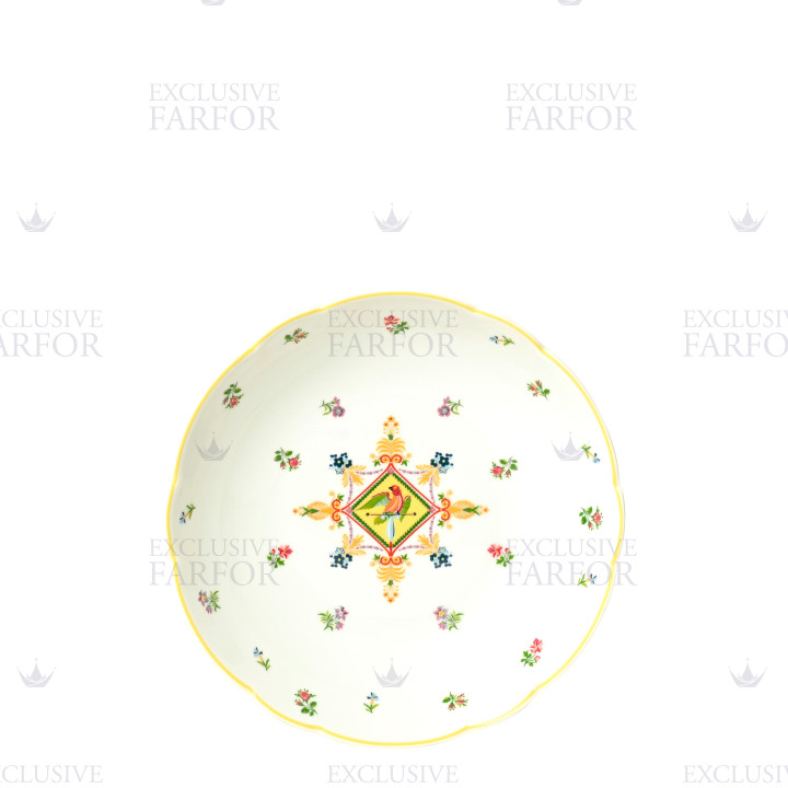 Тарелка суповая 19см коллекции Trianon бренда Bernardaud