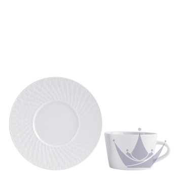 Чашка чайная с блюдцем 150мл коллекции Twist бренда Bernardaud
