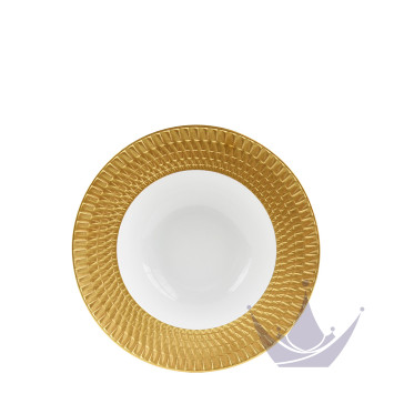 Тарелка суповая 22,5см коллекции Twist Or бренда Bernardaud