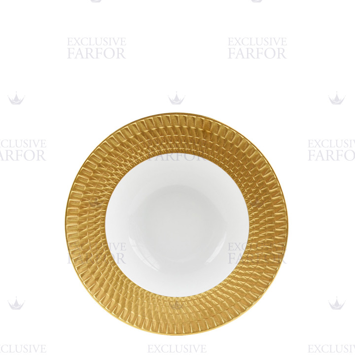 Тарелка суповая 22,5см коллекции Twist Or бренда Bernardaud