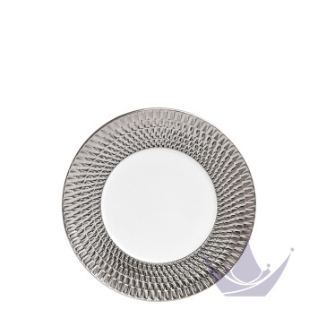 Тарелка закусочная 21см коллекции Twist Platine бренда Bernardaud