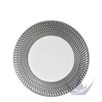 Тарелка подстановочная 29,5см коллекции Twist Platine бренда Bernardaud