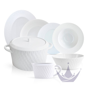Столовый сервиз на 6 персон коллекции Twist бренда Bernardaud