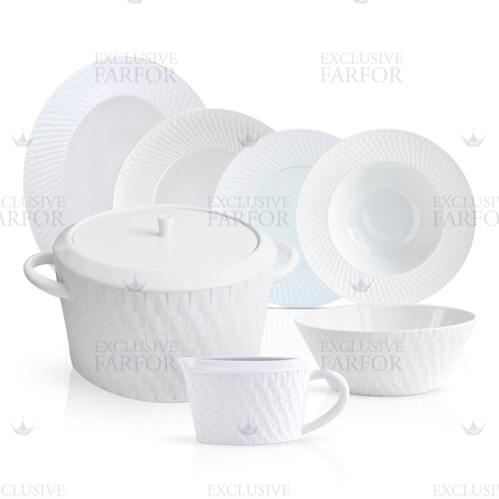 Столовый сервиз на 6 персон коллекции Twist бренда Bernardaud