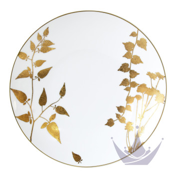 Тарелка закусочная 21см, 4шт. коллекции Vegetal Or бренда Bernardaud
